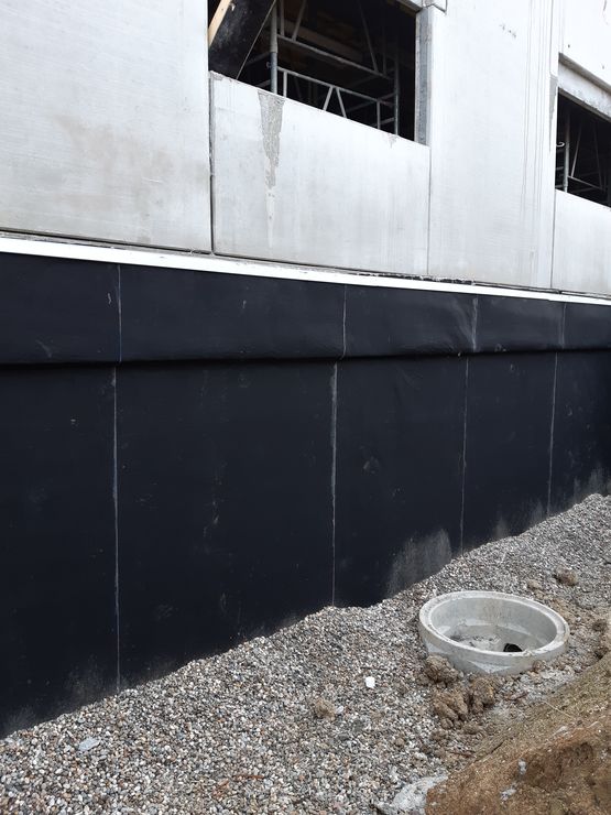  Isolation par l&#039;extérieur de murs enterrés | SOMDRAIN RT5 - Films et protections d'étanchéité