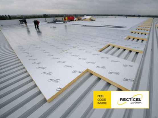   Isolation thermique support d’étanchéité sur acier ou bois  | Eurotan - Isolants polyuréthane support d'étanchéité