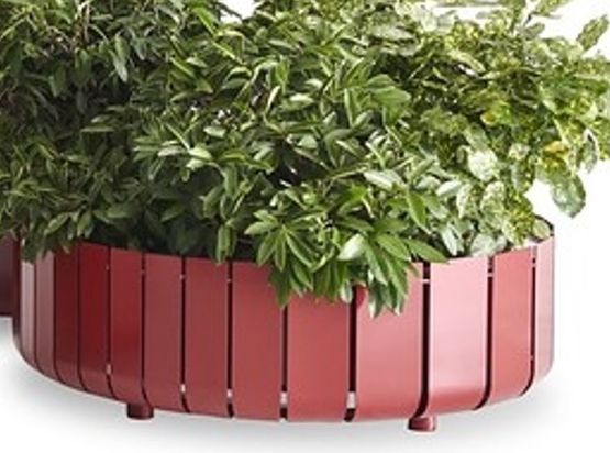  Jardinière en acier galvanisé peint pour espaces urbains | Stripes 170l 3678.900 - PRO URBA