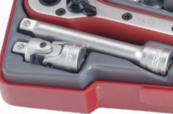  Jeu de douilles et embouts 1/4 | Teng Tools - Equipement mobile de chantier