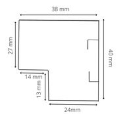  JOINT ANTI-PINCE DOIGTS POUR INTÉGRATION PORTE CLASSE FEU 24 mmx40 mm L.2500 mm | WATTELEZ  - WATTELEZ
