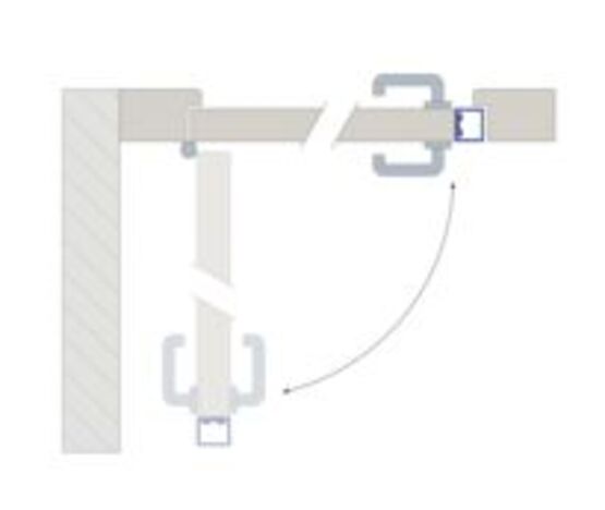 JOINT ANTI-PINCE DOIGTS POUR INTÉGRATION PORTE CLASSE FEU 36 mmx40 mm L.1400 mm | WATTELEZ  - Accessoire de sûreté