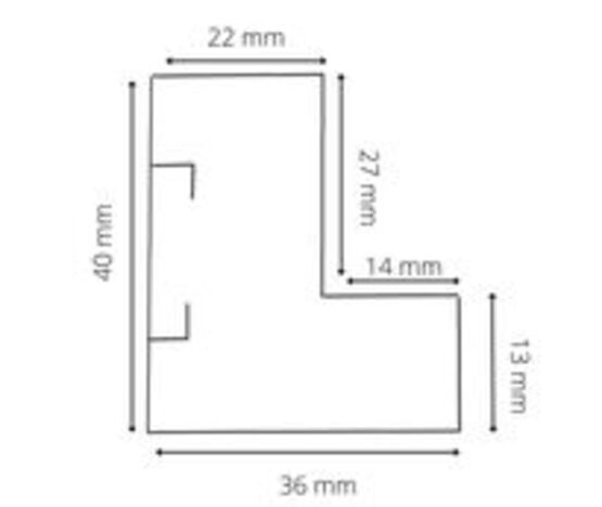 JOINT ANTI-PINCE DOIGTS POUR INTÉGRATION PORTE CLASSE FEU 36 mmx40 mm L.2500 mm | WATTELEZ  - Accessoire de sûreté