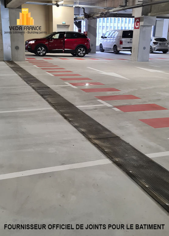 Joint de dilatation de sol pour parkings | JDH 5.35 - spécial grandes ouvertures- produit présenté par GV2 VEDA FRANCE