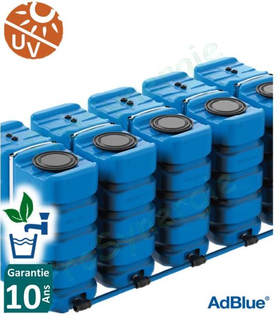 Kit 12 000 litres stockage d&#039;eau potable avec système d´accouplement | PROSYNERGIE
