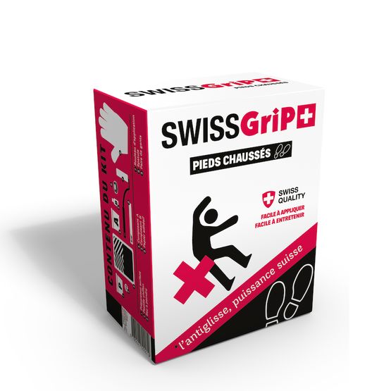  Kit antidérapant Pieds chaussés | Swiss Grip+  - SWISS GRIP