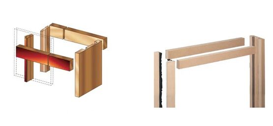  Kit d&#039;huisserie et kit couvre-joints | Fibrotubi - ORCHIDEA  - Précadre, prébâti, huisserie