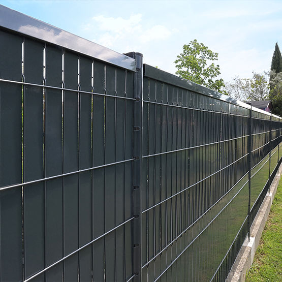  Kit d&#039;occultation en aluminium | Lat’Clip ALU - Clôture métallique