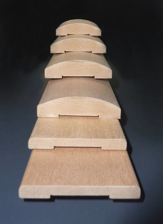  Kit de finition Scrigno à peindre pour porte coulissante simple et double | Kit couvre joint en MDF - Accessoires d'étanchéité et d'isolation thermique ou acoustique