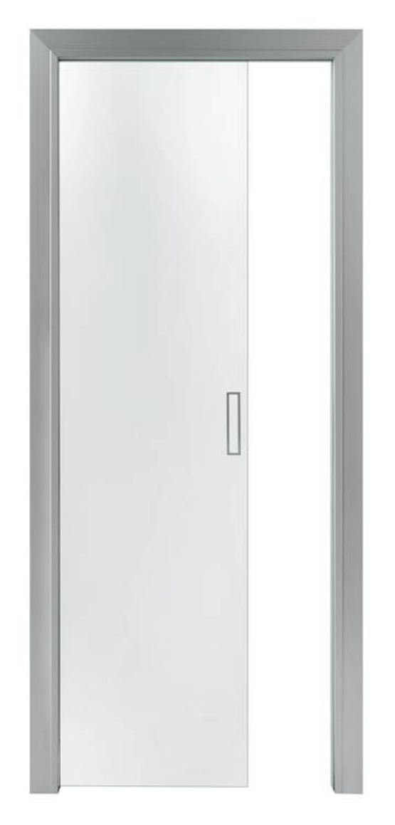  Kit de finition Scrigno pour portes en verre coulissante | Kit de finition en aluminium ou en bois  - SCRIGNO 