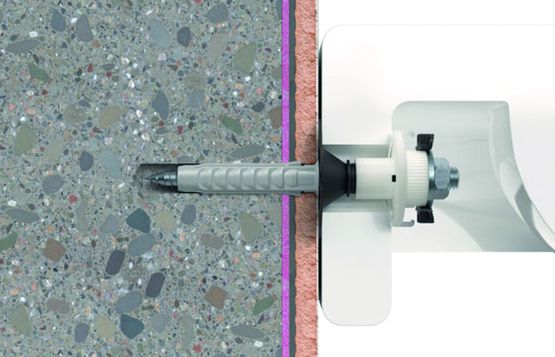 Kit de fixation de lavabo suspendu | WST Klik - FISCHER