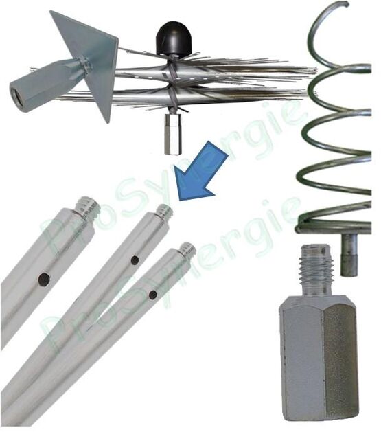  Kit de ramonage aluminium | Progalva Energies Alu’ Cheminée de Campagne - PROSYNERGIE