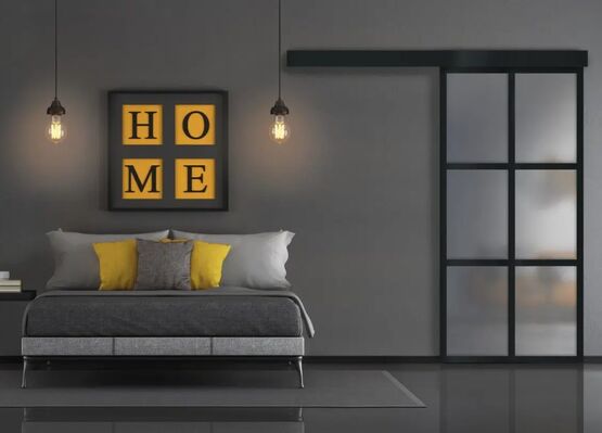  Kit en applique en aluminium pour portes coulissantes | APPLISYSTEM ALU - FIBROTUBI - ORCHIDEA