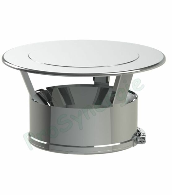 Kit Façade conduit cheminée extérieur Duoten (Isolé 25 mm), Ø 80 à 250 mm, Noir ou Inox - produit présenté par PROSYNERGIE