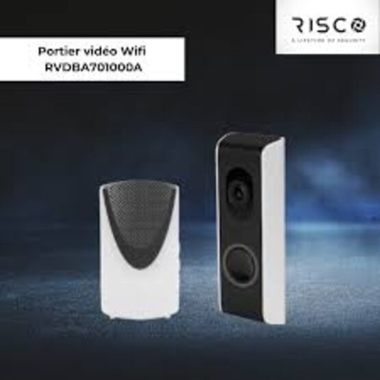 Kit portier video wifi + carillon sans fil | RVDBA701000A - RISCO  - SERVIACOM PROACCESS