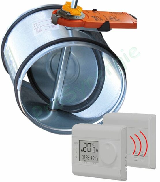  Kit Récupérateur d´Air Chaud Emeraude pour 2 à 8 pièces (de 300 à 550 m³/h). Moteur + bouches + dérivations et accessoires - Caisson de filtration et registre-clapet en option | SITE006783 - PROSYNERGIE