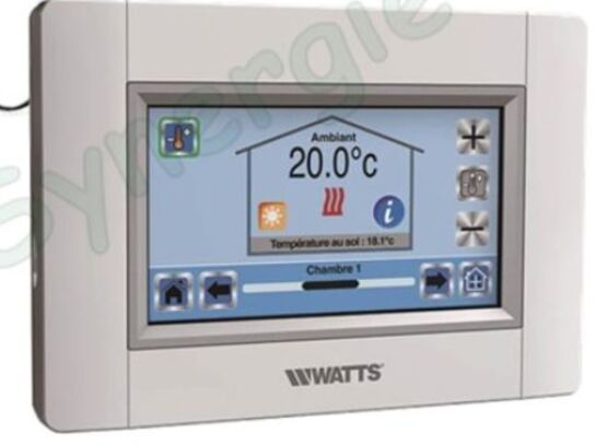 Kit régulation climatique chauffage (loi d´eau) pour circuit régulé (sur vanne de mélange motorisée) avec dérogation d&#039;ambiance Watts Vision connecté (pilotable à distance) | WATPRO001 - PROSYNERGIE