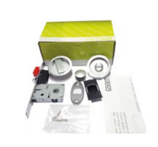 Kit serrure pour portes coulissantes : poignée, clé, têtière | Orchidea – Accessoires  - produit présenté par FIBROTUBI - ORCHIDEA