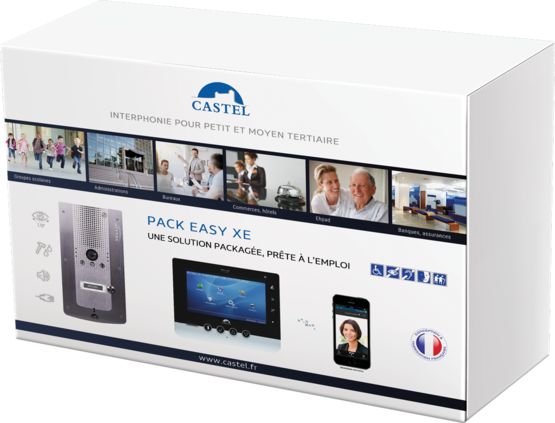  Kits de vidéophonie pré-programmés pour le petit et le moyen tertiaire | PACK EASY XE et XE BLE - CASTEL