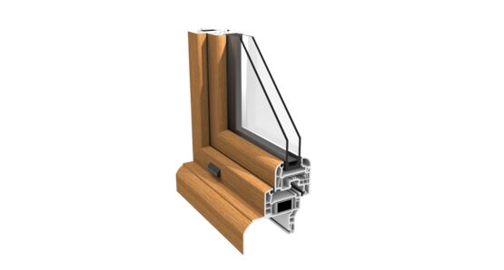  La fenêtre Swingline 70mm PVC - Fenêtre et porte-fenêtre en PVC