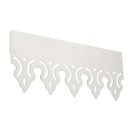 Lambrequin décoratif en PVC pour bords de toiture | Lambrequins