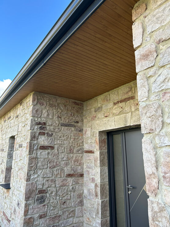  Lambris de sous-toiture PVC Premium - Habillage pour débord de toiture