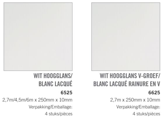  Lambris décoratif intérieur blanc pour murs et plafonds | Blanc Art-Panel - PLASTIVAN
