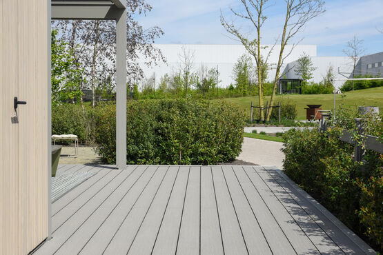  Lame de terrasse composite structurée | Duofuse DFDE162 Stone Grey - PLASTIVAN