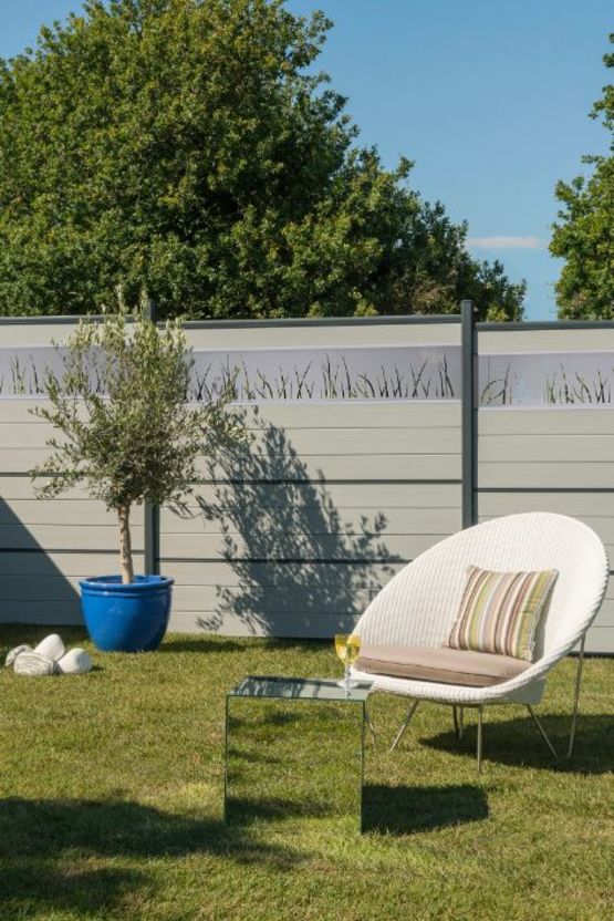  Lame en bois composite coextrudé pour palissades ou claustras | ÉCRAN CLAUSTRA ATMOSPHÈRE - Clôture en bois