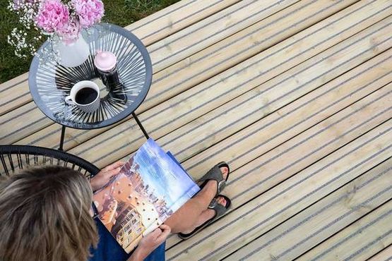  Lames de terrasse antidérapantes en bois | Pro Contemporary - GRIPSURE