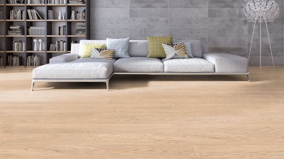 Lames en bois contrecollé chêne pur, calme, chanfreiné, PROACTIVE+ | WP 475 - WEITZER PARKETT