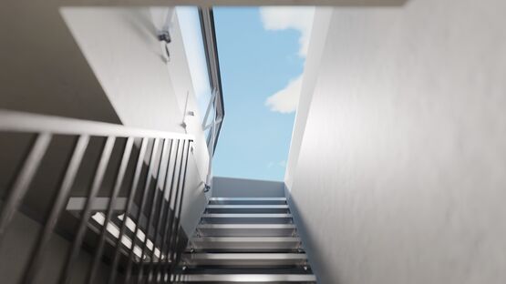  LAMILUX Flat Roof Access Hatch Service FE - LAMILUX