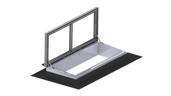 Lamilux Flat Roof Access Swing - produit présenté par LAMILUX