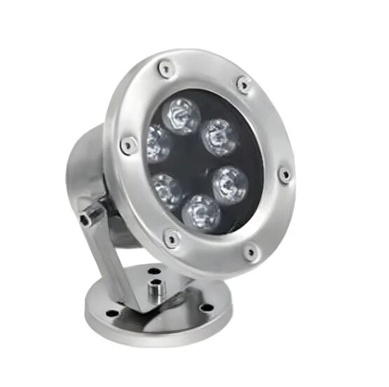 Lampe de piscine LED submersible IP68 en acier inoxydable 12 W DC24V | Silumen