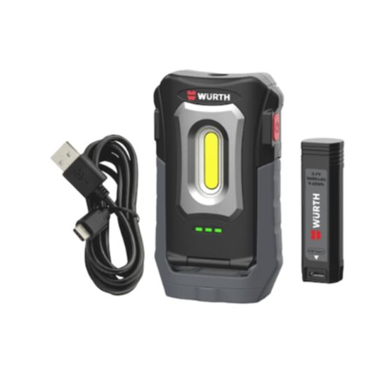 Lampe de poche portable polyvalente à batterie Li-Ion interchangeable | Powersnap - produit présenté par WÜRTH FRANCE