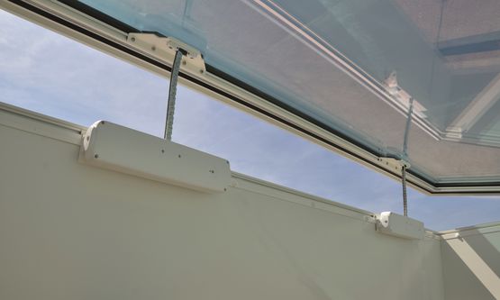  Lanterneau à rupture thermique pour toitures jusqu&#039;à 25° de pente | Ecolux premium Alu Fixe - Verrière ou lanterneau continu