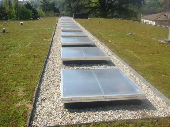 Lanterneau ponctuel d’éclairement naturel pour couverture étanchéité | Ecolux Fixe - produit présenté par KINGSPAN LIGHT + AIR