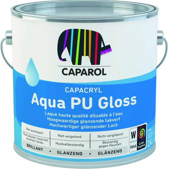 Laque anti-poussière Capacryl pour menuiseries intérieures et extérieures | Capacryl Aqua Pu Gloss