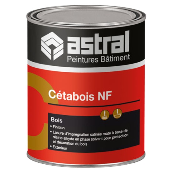 Lasure fongicide de finition satinée mate | Cetabois