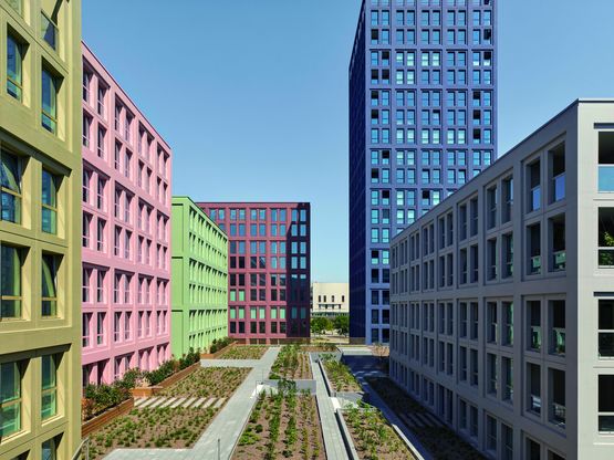 Lasure minérale décorative pour surfaces verticales en béton | Concretal Design - KEIM