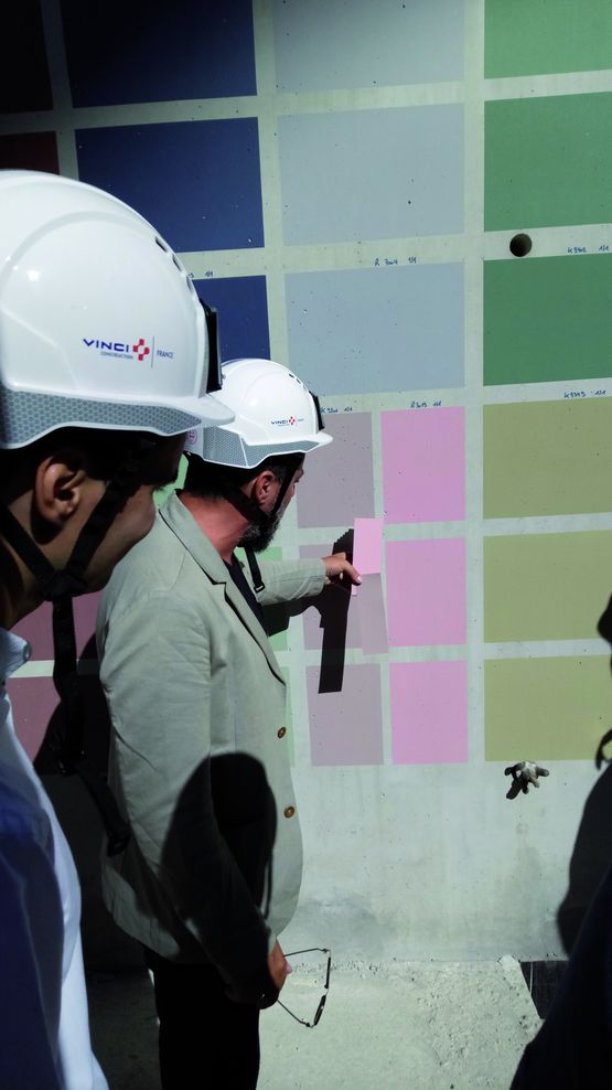  Lasure minérale décorative pour surfaces verticales en béton | Concretal Design - Film mince à base de résines silicates