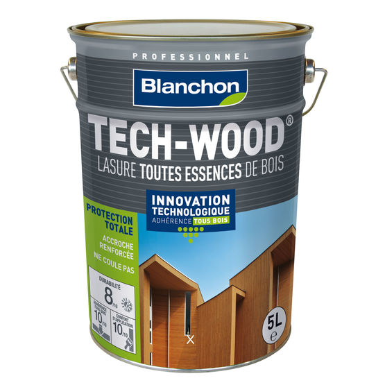 TECH-WOOD : Lasure pour tous bois extérieurs verticaux – batiproduits