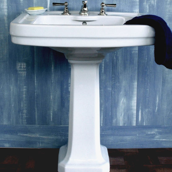 Vasque Avec Colonne Lavabo Avec Colonne En Céramique Au Design Des Années 30 | Edward Vasque Avec Colonne Lavabo Avec Colonne En Céramique Au Design Des Années 30 | Edward