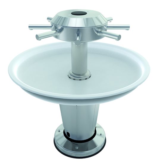 Lavabo circulaire sur pied inox LAGOON | LC-08  - produit présenté par SUPRATECH