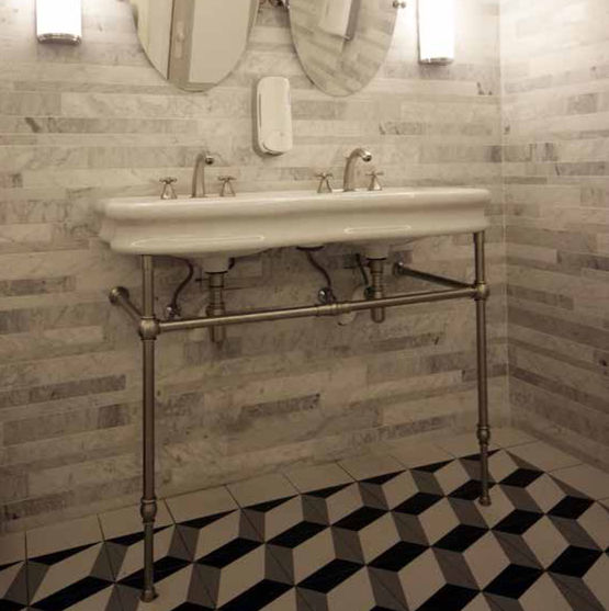  Lavabo  en c ramique blanche LE TR PORT MARGOT MRF