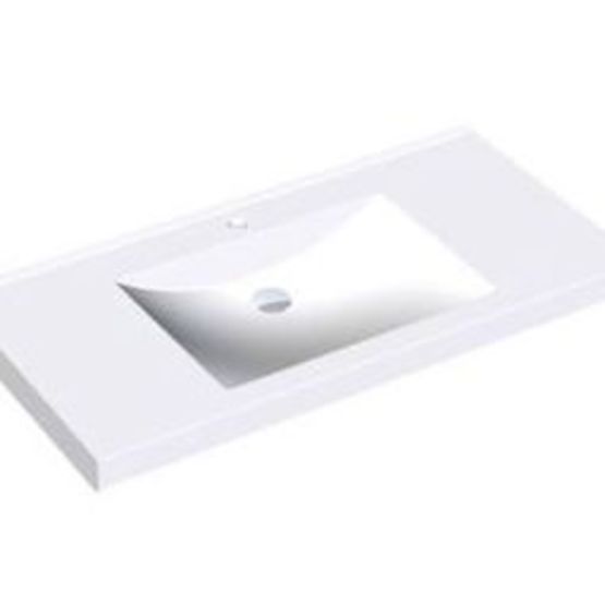 Lavabo individuel avec surface non poreuse et lisse QUADRO-FX | ANMW0036