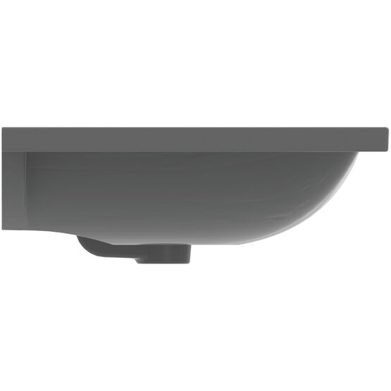 Lavabo-plan i.life B 60cm en céramique gris brillant percé 1 trou - produit présenté par IDEAL STANDARD