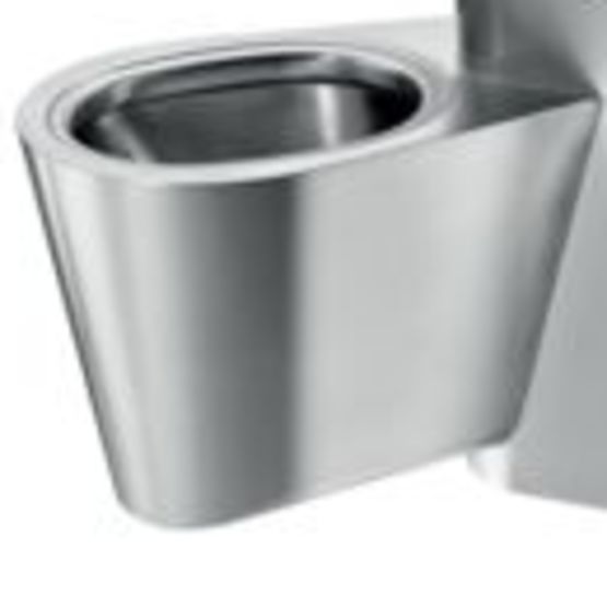  Lavabo WC suspendu en inox à poser au sol | KOMPACT Réf. 160400 - DELABIE