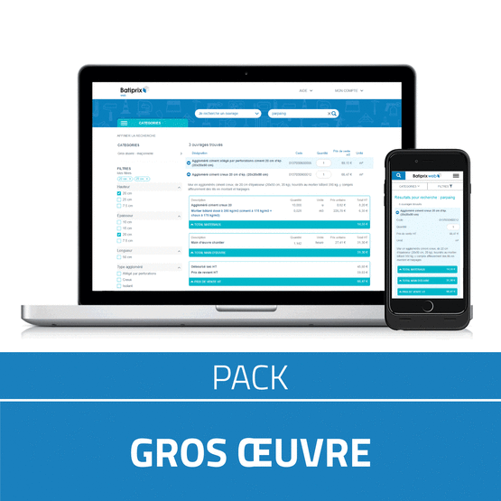  Leader du chiffrage en ligne de vos travaux depuis 40 ans - BATIPRIX