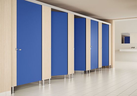  Les stratifiés Compact de Polyrey pour les applications CABINES &amp; CASIERS : le choix de la qualité française - POLYREY